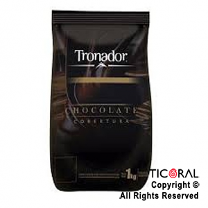 CHOCOLATE COBERTURA AMARGO 71 % CACAO TRONADOR X 1 KG x 1